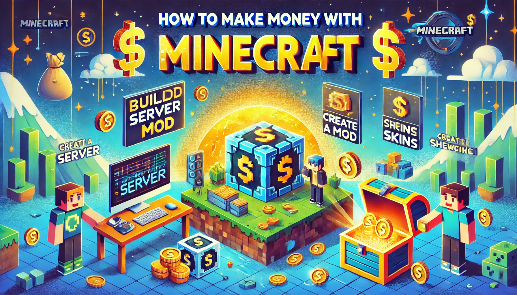 HOW TO MAKE MONEY WITH MINECRAFT